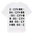 Biefmorin ordlek t-shirt