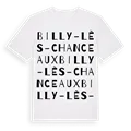 Billy-lès-Chanceaux ordlek t-shirt