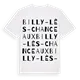 Billy-lès-Chanceaux ordlek t-shirt