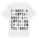 Bissey-la-Côte ordlek t-shirt