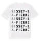 Bissey-la-Pierre ordlek t-shirt