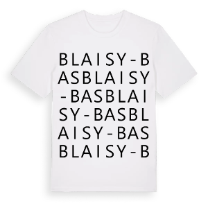 Blaisy-Bas ordlek t-shirt – ekologisk bomull t-shirt från Pinshirt