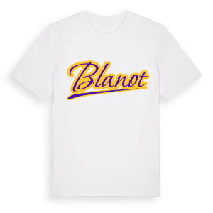 Blanot baseball t-shirt – ekologisk bomull t-shirt från Pinshirt