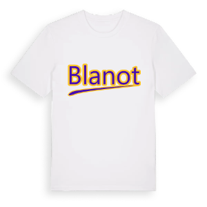 Blanot baseball t-shirt – ekologisk bomull t-shirt från Pinshirt