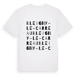 Bleigny-le-Carreau ordlek t-shirt – ekologisk bomull t-shirt från Pinshirt