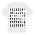 Bletterans ordlek t-shirt