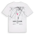 Bligny-lès-Beaune karta t-shirt