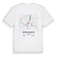 Bligny-sur-Ouche karta t-shirt