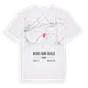 Blois-sur-Seille karta t-shirt