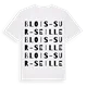 Blois-sur-Seille ordlek t-shirt