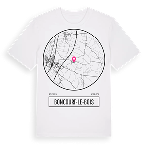 Boncourt-le-Bois t-shirt – ekologisk bomull t-shirt från Pinshirt