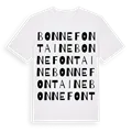 Bonnefontaine ordlek t-shirt