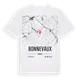 Bonnevaux karta t-shirt