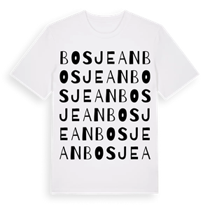 Bosjean ordlek t-shirt – ekologisk bomull t-shirt från Pinshirt