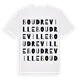 Boudreville ordlek t-shirt