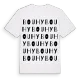 Bouhy ordlek t-shirt