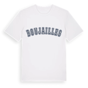 Boujailles college t-shirt – ekologisk bomull t-shirt från Pinshirt