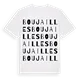 Boujailles ordlek t-shirt