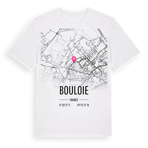 Bouloie karta t-shirt – ekologisk bomull t-shirt från Pinshirt
