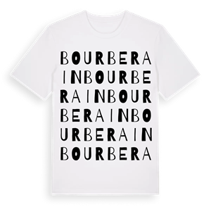 Bourberain ordlek t-shirt – ekologisk bomull t-shirt från Pinshirt