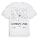 Bourbon-Lancy karta t-shirt