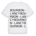 Bourbon-Lancy ordlek t-shirt