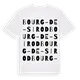 Bourg-de-Sirod ordlek t-shirt