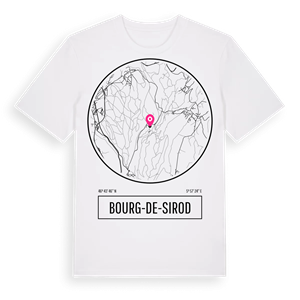 Bourg-de-Sirod t-shirt – ekologisk bomull t-shirt från Pinshirt