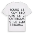 Bourg-le-Comte ordlek t-shirt