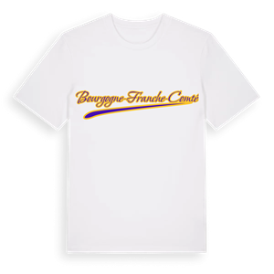 Bourgogne-Franche-Comté baseball t-shirt – ekologisk bomull t-shirt från Pinshirt
