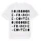 Bourgogne-Franche-Comté ordlek t-shirt
