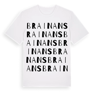 Brainans ordlek t-shirt – ekologisk bomull t-shirt från Pinshirt