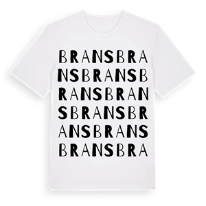 Brans ordlek t-shirt – ekologisk bomull t-shirt från Pinshirt