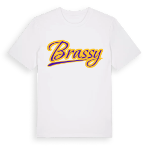 Brassy baseball t-shirt – ekologisk bomull t-shirt från Pinshirt