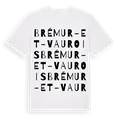 Brémur-et-Vaurois ordlek t-shirt