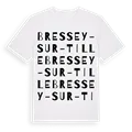 Bressey-sur-Tille ordlek t-shirt
