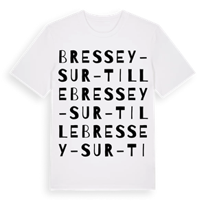 Bressey-sur-Tille ordlek t-shirt – ekologisk bomull t-shirt från Pinshirt