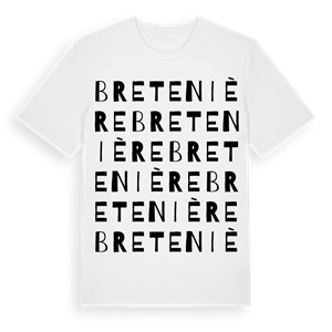 Bretenière ordlek t-shirt – ekologisk bomull t-shirt från Pinshirt