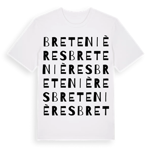 Bretenières ordlek t-shirt – ekologisk bomull t-shirt från Pinshirt