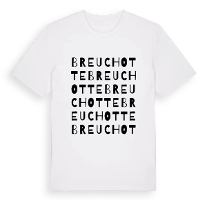 Breuchotte ordlek t-shirt – ekologisk bomull t-shirt från Pinshirt