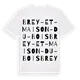 Brey-et-Maison-du-Bois ordlek t-shirt
