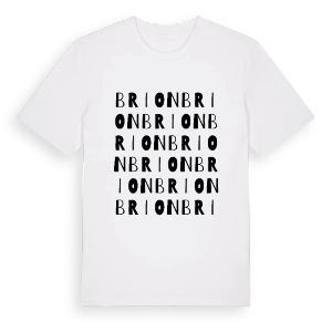 Brion ordlek t-shirt – ekologisk bomull t-shirt från Pinshirt