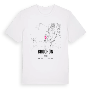 Brochon karta t-shirt – ekologisk bomull t-shirt från Pinshirt