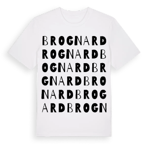 Brognard ordlek t-shirt – ekologisk bomull t-shirt från Pinshirt