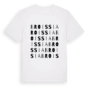 Broissia ordlek t-shirt – ekologisk bomull t-shirt från Pinshirt