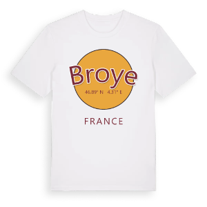 Broye cirkel t-shirt – ekologisk bomull t-shirt från Pinshirt