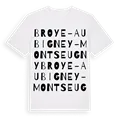 Broye-Aubigney-Montseugny ordlek t-shirt