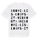 Broye-les-Loups-et-Verfontaine ordlek t-shirt