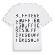 Buffières ordlek t-shirt
