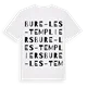 Bure-les-Templiers ordlek t-shirt